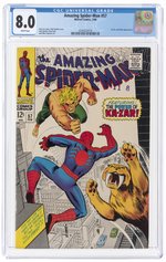 AMAZING SPIDER-MAN #57 FEBRUARY 1968 CGC 8.0 VF.