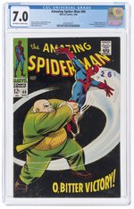 AMAZING SPIDER-MAN #60 MAY 1968 CGC 7.0 FINE/VF.