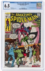 AMAZING SPIDER-MAN #91 DECEMBER 1970 CGC 6.5 FINE+.