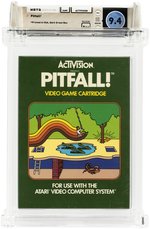 ATARI 2600 (1982) PITFALL! (DARK GREEN BOX) WATA 9.4 A++ SEALED.