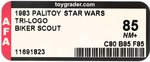 PALITOY STAR WARS: RETURN OF THE JEDI (1983) - BIKER SCOUT TRI-LOGO 70 BACK AFA 85 NM+.