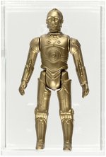 GLASSLITE STAR WARS: O PODER DA FORÇA/THE POWER OF THE FORCE (1988) - LOOSE ACTION FIGURE C-3PO AFA 85 NM+.