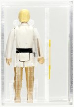 GLASSLITE STAR WARS: O PODER DA FORÇA/THE POWER OF THE FORCE (1988) - LOOSE ACTION FIGURE LUKE SKYWALKER AFA 80 NM.