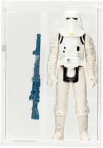 GLASSLITE STAR WARS: O PODER DA FORÇA/THE POWER OF THE FORCE (1988) - LOOSE ACTION FIGURE HOTH SNOWTROOPER AFA 75 EX+/NM.