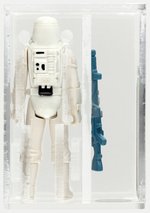 GLASSLITE STAR WARS: O PODER DA FORÇA/THE POWER OF THE FORCE (1988) - LOOSE ACTION FIGURE HOTH SNOWTROOPER AFA 75 EX+/NM.