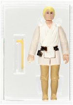 STAR WARS (1977) - LOOSE ACTION FIGURE/HK LUKE SKYWALKER (DOUBLE-TELESCOPING SABER) AFA 75 EX+/NM.