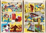 AMAZING SPIDER-MAN #36 COMPLETE STORY ORIGINAL COLOR GUIDES (STAN GOLDBERG ATTRIBUTED).