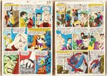 AMAZING SPIDER-MAN #36 COMPLETE STORY ORIGINAL COLOR GUIDES (STAN GOLDBERG ATTRIBUTED).