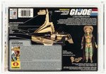 G.I. JOE (1986) - SERPENTOR, COBRA EMPEROR WITH AIR CHARIOT SERIES 5 AFA 80 NM (YELLOW NECK).