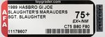 G.I. JOE (1989) - SLAUGHTER'S MARAUDERS SGT. SLAUGHTER (V4) SERIES 8/34 BACK AFA 75+ EX+/NM.