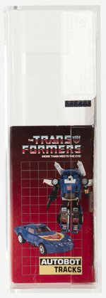 TRANSFORMERS (1985) SERIES 2 CAR - TRACKS AFA 75 EX+/NM.