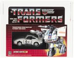 TRANSFORMERS (1984) SERIES 1 CAR - JAZZ AFA 80+ NM (TRADEMARK LOGO, RUBSIGN).