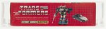 TRANSFORMERS (1984) SERIES 1 CAR - BLUESTREAK AFA 75 EX+/NM (TRADEMARK LOGO, RUBSIGN).