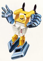 TRANSFORMERS: GENERATION 2 (1993) - SEASPRAY CARD ORIGINAL ART.