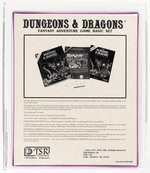 DUNGEONS & DRAGONS ROLE-PLAYING GAME BASIC SET AFA 85 NM+.