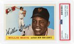 1955 TOPPS #194 WILLIE MAYS (HOF) PSA 4 VG-EX.