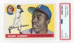 1955 TOPPS #47 HANK AARON (HOF) PSA 4 VG-EX.