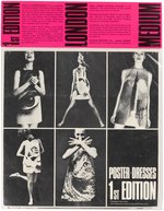 POP-ART POSTER DRESS "PUSSY CAT" BY HARRY GORDON- FACTORY-SEALED PACKAGE.