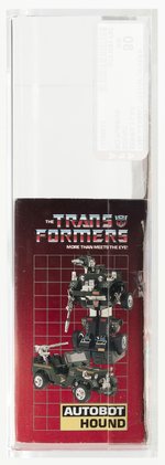 TRANSFORMERS (1984) SERIES 1 CAR - HOUND AFA 80 NM (NO RUBSIGN).