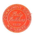 NEW YORK 1937 COMMUNIST PARTY AWARD.