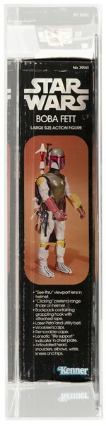 STAR WARS (1979) - BOBA FETT 12-INCH SERIES AFA 75+ EX+/NM.