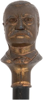 ROOSEVELT 1904 BUST PORTRAIT CANE TOPPER.