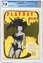 PLAYBOY VOL. 1 #3 FEBRUARY 1954 CGC 7.0 FINE/VF.