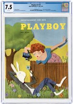 PLAYBOY VOL. 1 #6 MAY 1954 CGC 7.5 VF-.