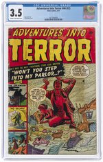 ADVENTURES INTO TERROR #44 (#2) FEBRUARY 1951 CGC 3.5 VG-.