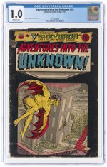 ADVENTURES INTO THE UNKNOWN #53 MARCH 1954 CGC 1.0 FAIR.