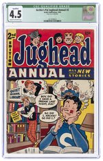 ARCHIE'S PAL JUGHEAD ANNUAL #2 1954 CGC QUALIFIED 4.5 VG+.