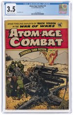 ATOM-AGE COMBAT #4 JANUARY 1953 CGC 3.5 VG-.