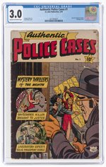 AUTHENTIC POLICE CASES #1 FEBRUARY 1948 CGC 3.0 GOOD/VG.