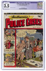 AUTHENTIC POLICE CASES #18 APRIL 1952 CGC RESTORED 3.5 SLIGHT (C-1) VG-.