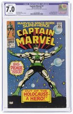 CAPTAIN MARVEL #1 MAY 1968 CGC RESTORED 7.0 SLIGHT (C-1) FINE/VF.