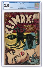 CLIMAX #1 JULY 1955 CGC 3.5 VG-.