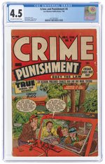 CRIME AND PUNISHMENT #4 JULY 1948 CGC 4.5 VG+.