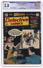 DETECTIVE COMICS #155 JANUARY 1950 CGC RESTORED 2.0 SLIGHT (C-1) GOOD.