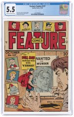 FEATURE COMICS #127 OCTOBER 1948 CGC 5.5 FINE-.