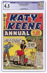 KATY KEENE ANNUAL #1 1954 CGC RESTORED 4.5 SLIGHT (C-1) VG+.