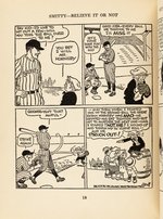 BABE RUTH (HOF) FEATURED IN "SMITTY AT THE BALL GAME" 1929 COMIC STRIP REPRINT BOOK.