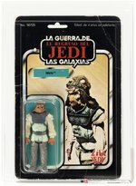 LILI LEDY STAR WARS: RETURN OF THE JEDI/LA GUERRADE LAS GALAXIAS: EL REGRESSO DEL JEDI (1983) - NIKTO 50 BACK AFA 60 EX (BLACK BACK).