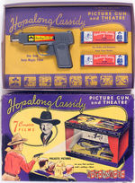 "HOPALONG CASSIDY PICTURE GUN AND THEATER."