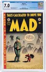 MAD #3 JANUARY-FEBRUARY 1953 CGC 7.0 FINE/VF.