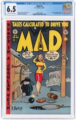 MAD #4 APRIL-MAY 1953 CGC 6.5 FINE+.