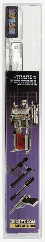 TRANSFORMERS (1984) SERIES 1 - MEGATRON AFA 80 Q-NM (W/RUBSIGN).