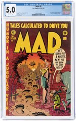 MAD #8 DECEMBER 1953-JANUARY 1954 CGC 5.0 VG/FINE.