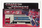 TRANSFORMERS (1984) SERIES 1 OPTIMUS PRIME AFA 80 Q-NM (METAL PLATES).