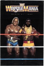 WRESTLEMANIA I POSTER SIGNED BY MR. T.