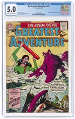 MY GREATEST ADVENTURE #81 AUGUST 1963 CGC 5.0 FINE- (SECOND DOOM PATROL).